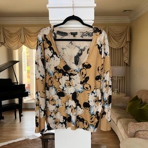 The Limited Light Floral Sweater